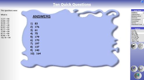 Ten Quick Questions