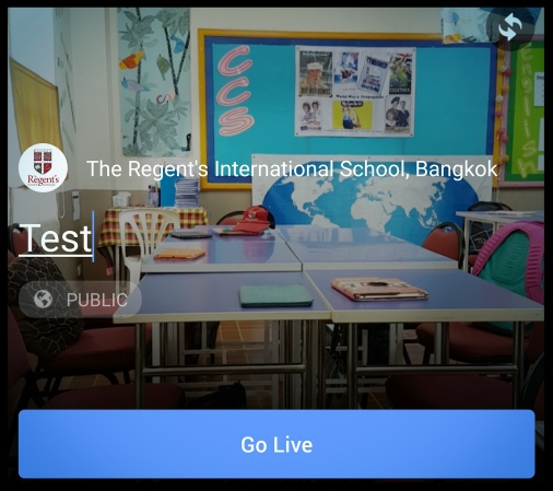 Facebook Live In The Classroom